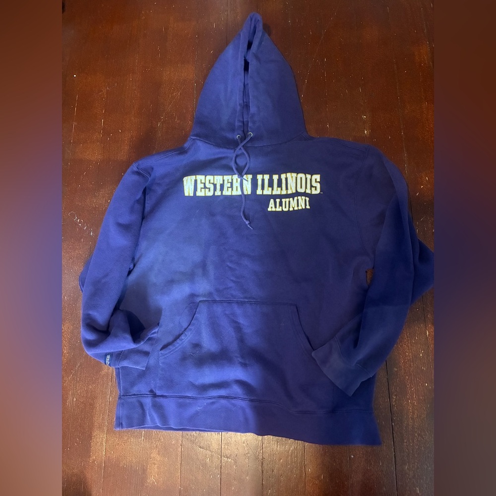 Western Illinois University Alumni Jansport Purple Hoodie L